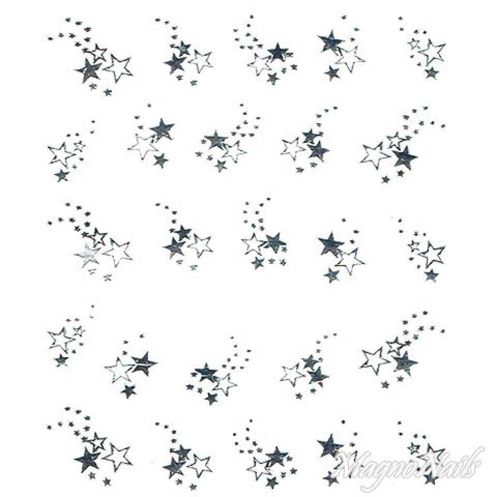 2D Nail Art One Stoke Sticker