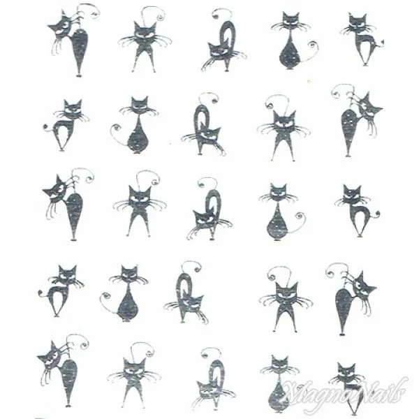 2D Nail Art One Stoke Sticker