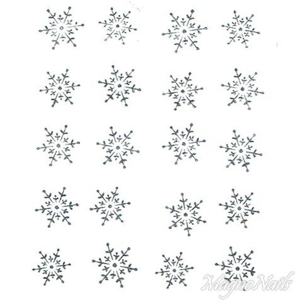 2D Nail Art One Stoke Sticker