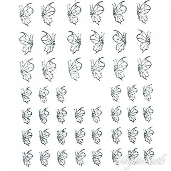 2D Nail Art One Stoke Sticker