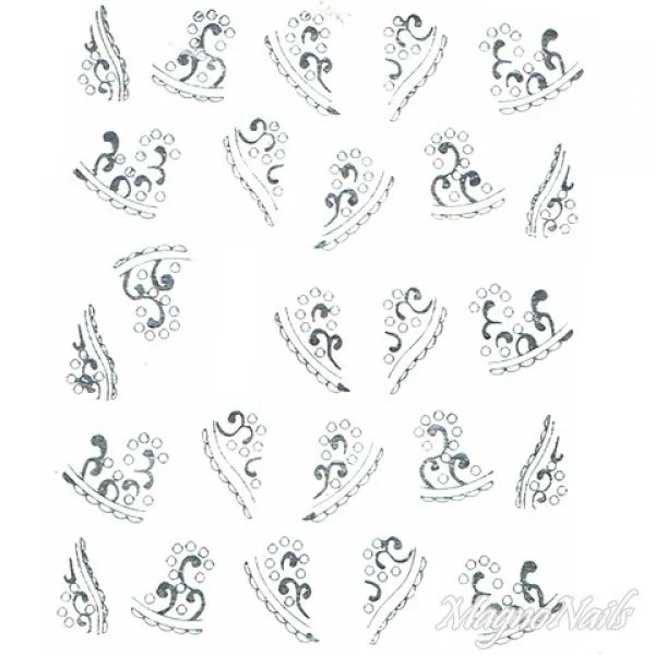 2D Nail Art One Stoke Sticker