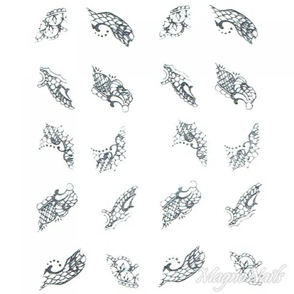 2D Nail Art One Stoke Sticker