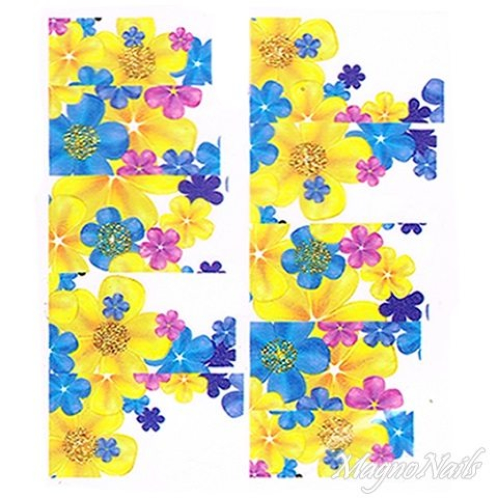 2D Nail Art One Stoke Sticker