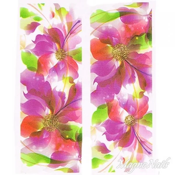 2D Nail Art One Stoke Sticker