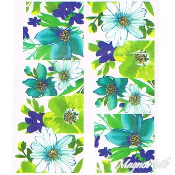 2D Nail Art One Stoke Sticker