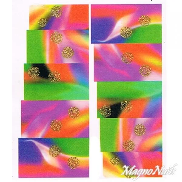 2D Nail Art One Stoke Sticker