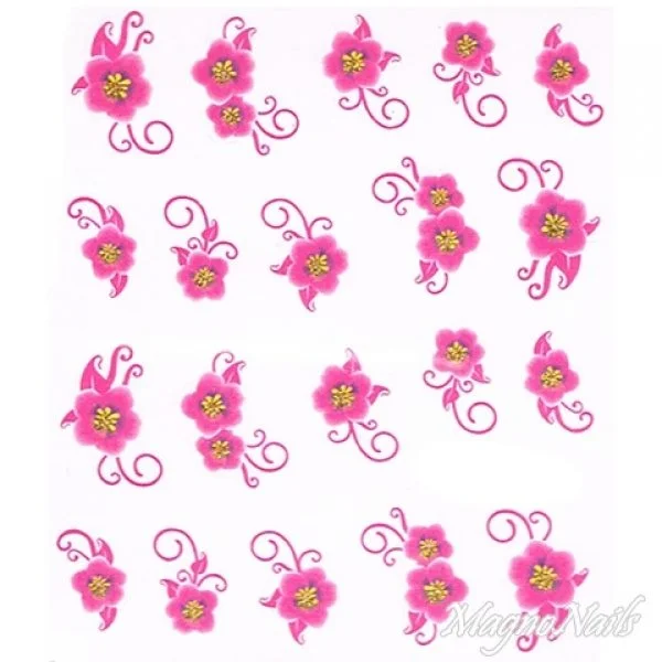 2D Nail Art One Stoke Sticker