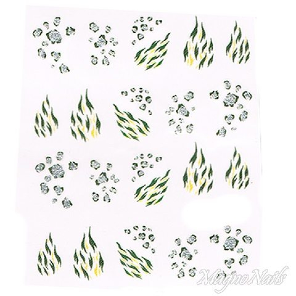 2D Nail Art One Stoke Sticker