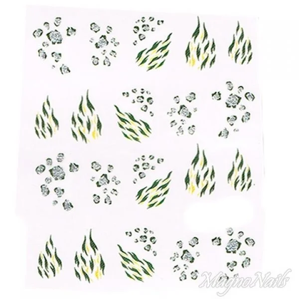 2D Nail Art One Stoke Sticker