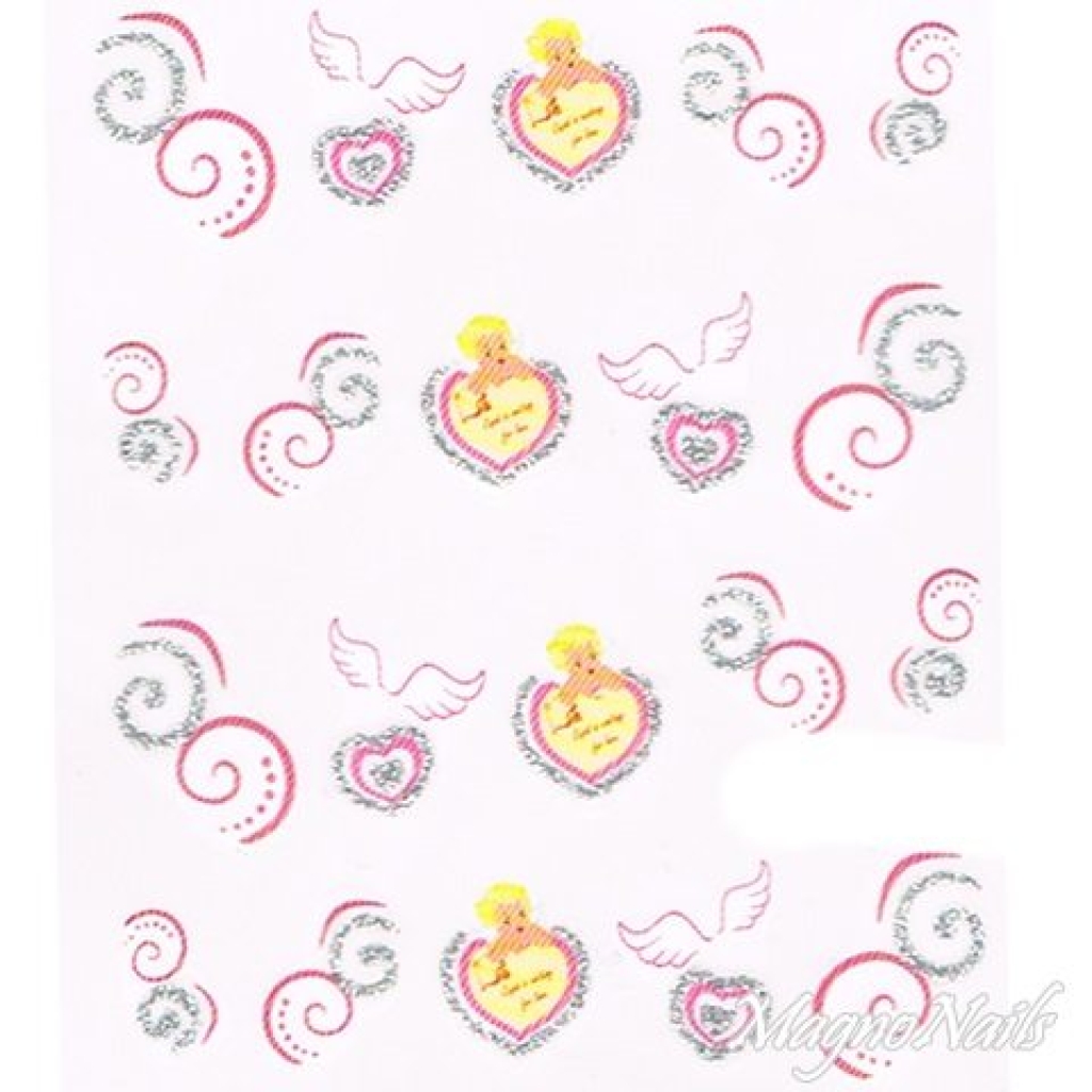 2D Nail Art One Stoke Sticker
