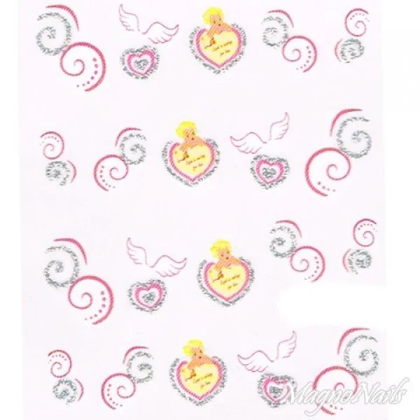 2D Nail Art One Stoke Sticker