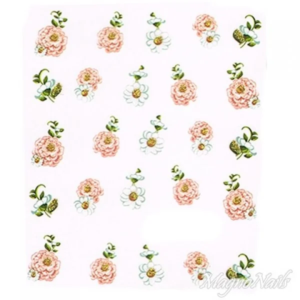 2D Nail Art One Stoke Sticker