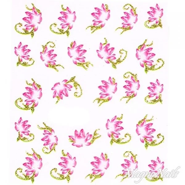 2D Nail Art One Stoke Sticker