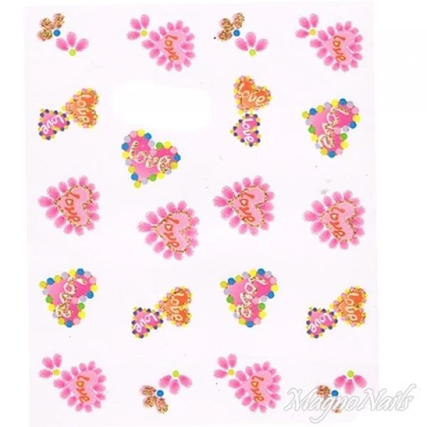 2D Nail Art One Stoke Sticker