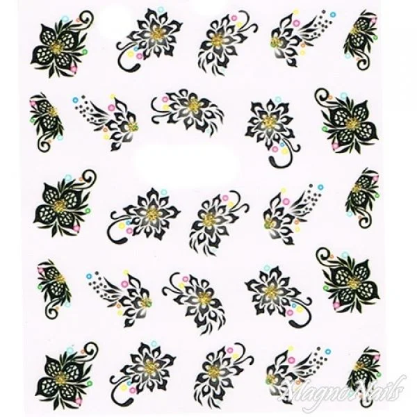 2D Nail Art One Stoke Sticker