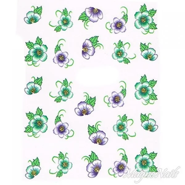 2D Nail Art One Stoke Sticker