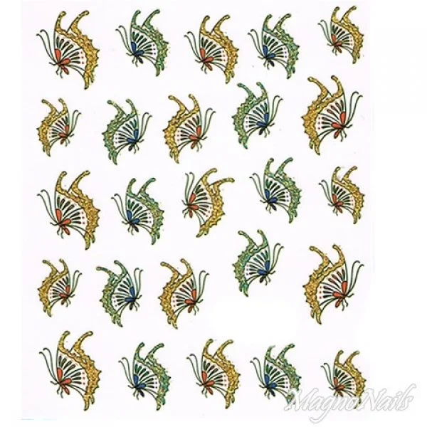 2D Nail Art One Stoke Sticker