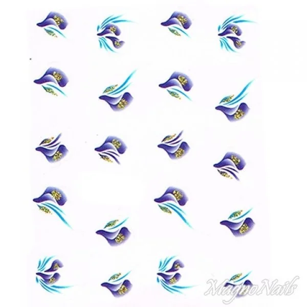 2D Nail Art One Stoke Sticker