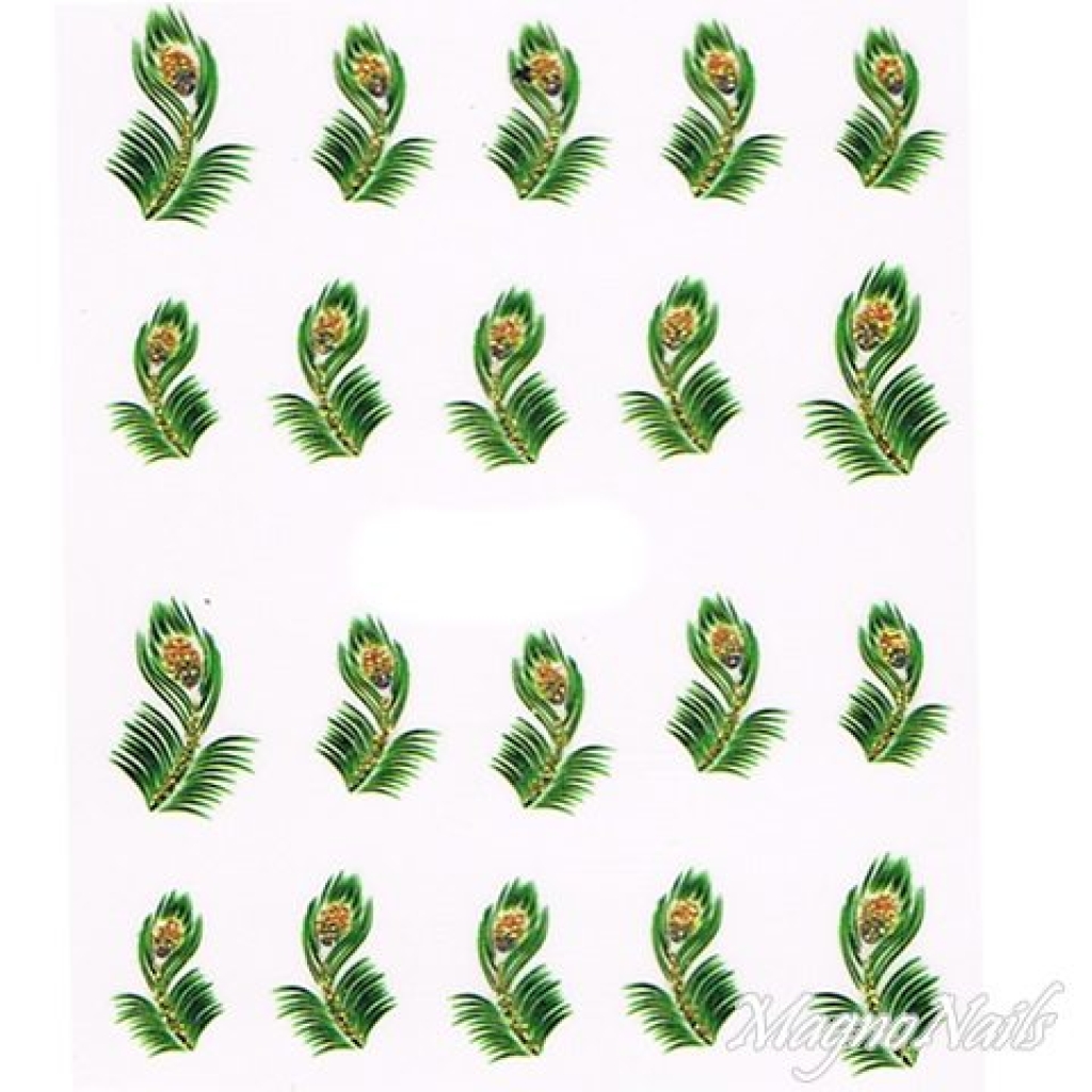 2D Nail Art One Stoke Sticker