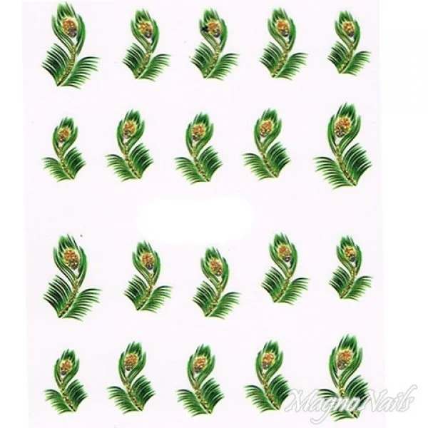 2D Nail Art One Stoke Sticker