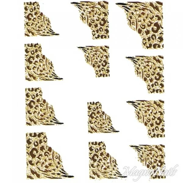 2D Nail Art One Stoke Sticker