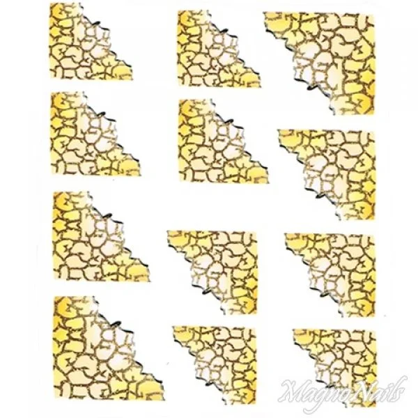 2D Nail Art One Stoke Sticker