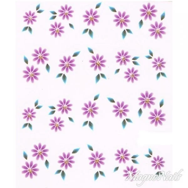 2D Nail Art One Stoke Sticker