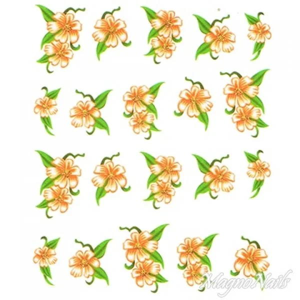 2D Nail Art One Stoke Sticker