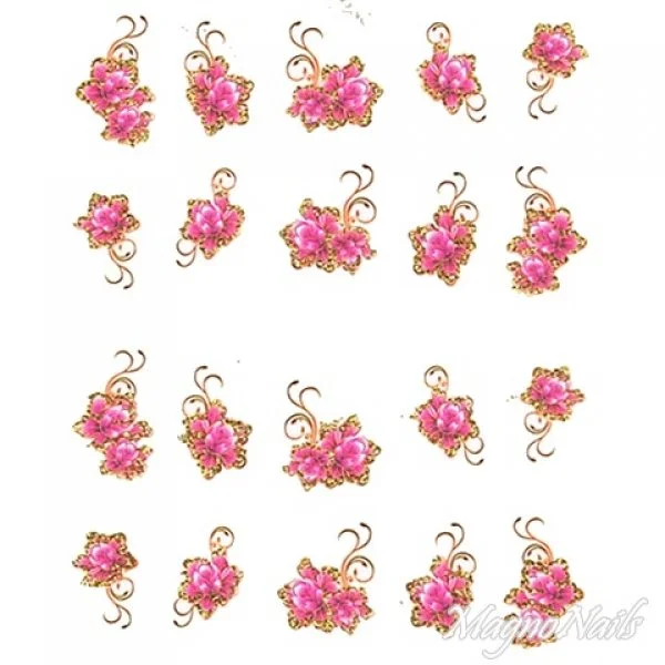 2D Nail Art One Stoke Sticker