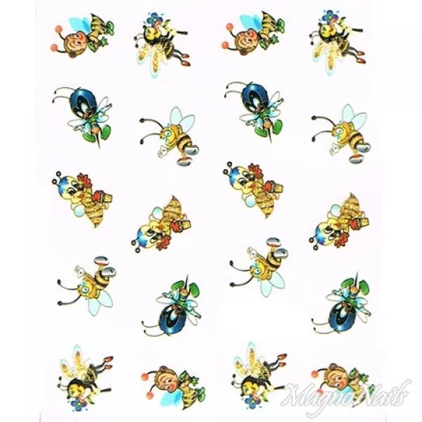 2D Nail Art One Stoke Sticker