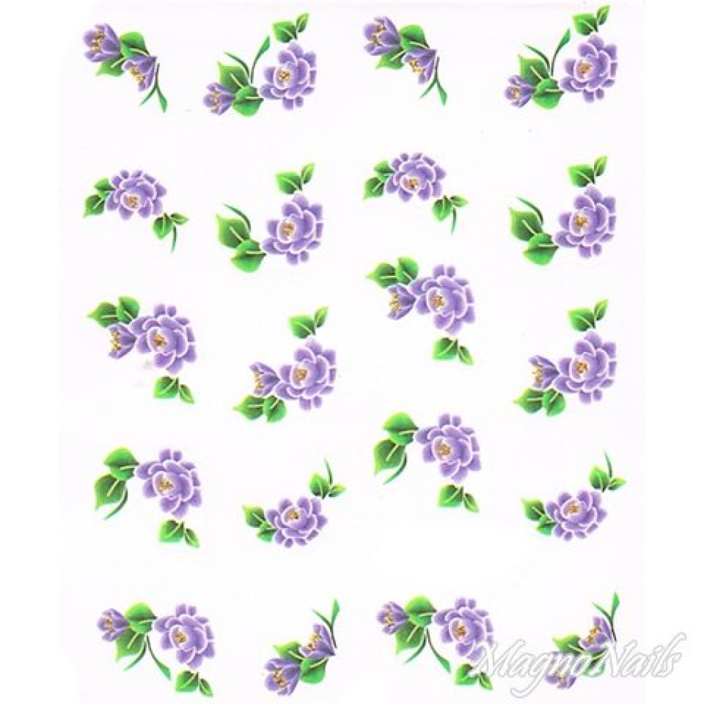 2D Nail Art One Stoke Sticker