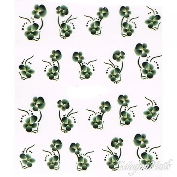 2D Nail Art One Stoke Sticker