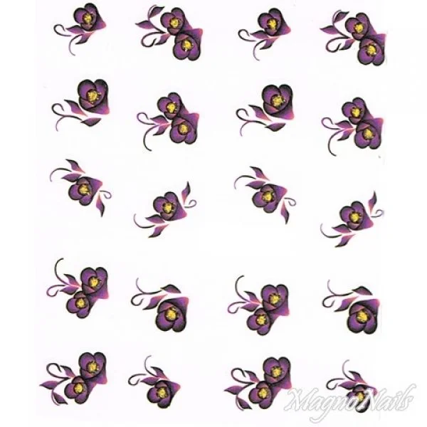 2D Nail Art One Stoke Sticker