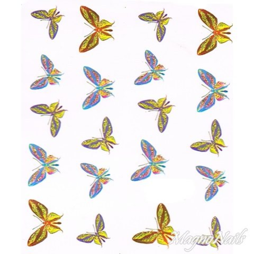 2D Nail Art One Stoke Sticker