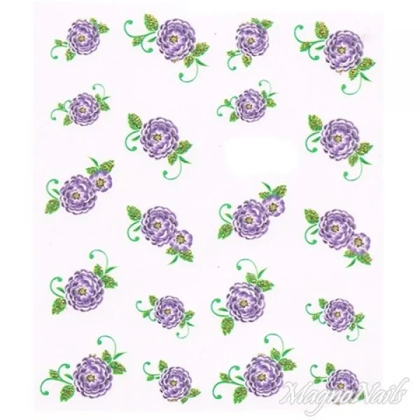 2D Nail Art One Stoke Sticker