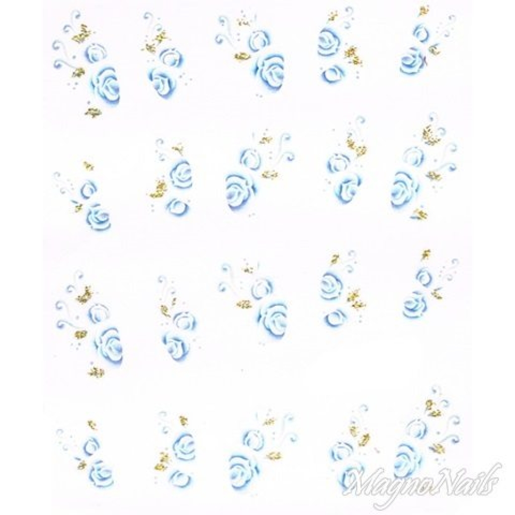 2D Nail Art One Stoke Sticker