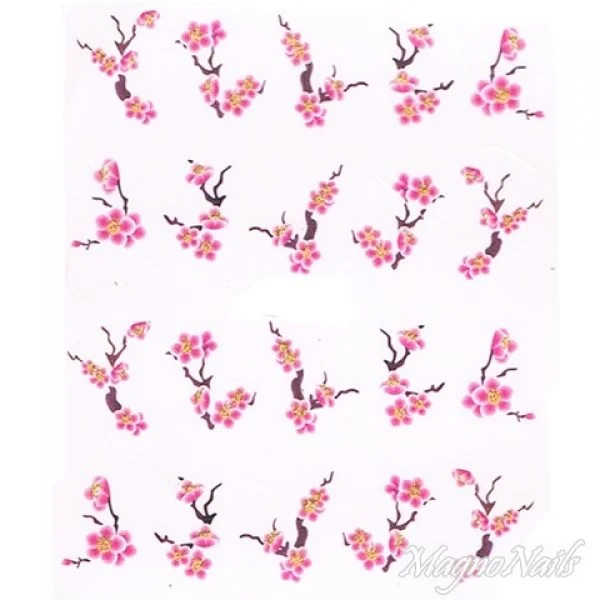 2D Nail Art One Stoke Sticker