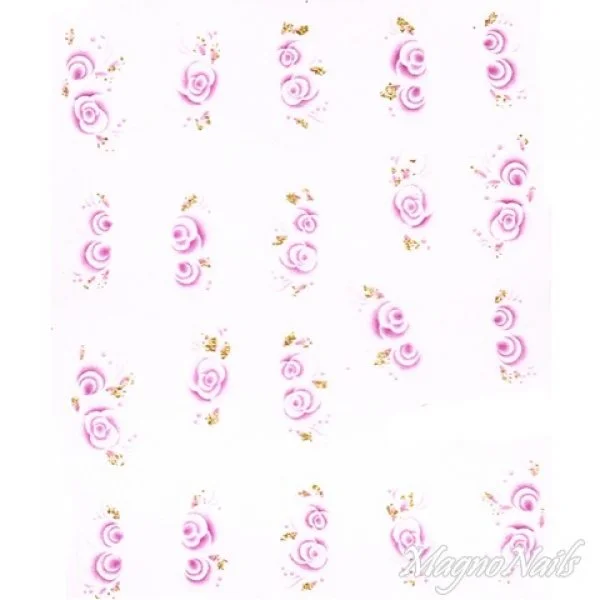 2D Nail Art One Stoke Sticker