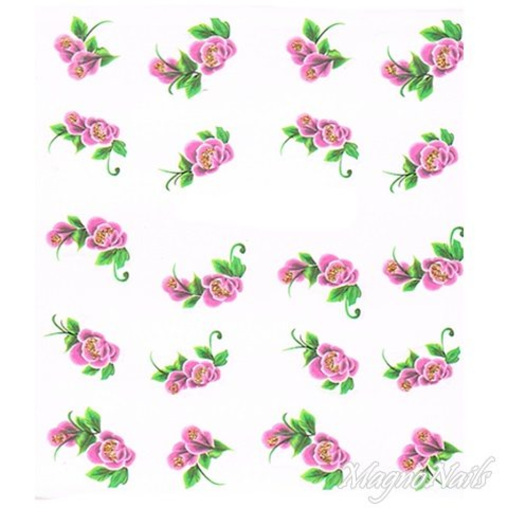 2D Nail Art One Stoke Sticker