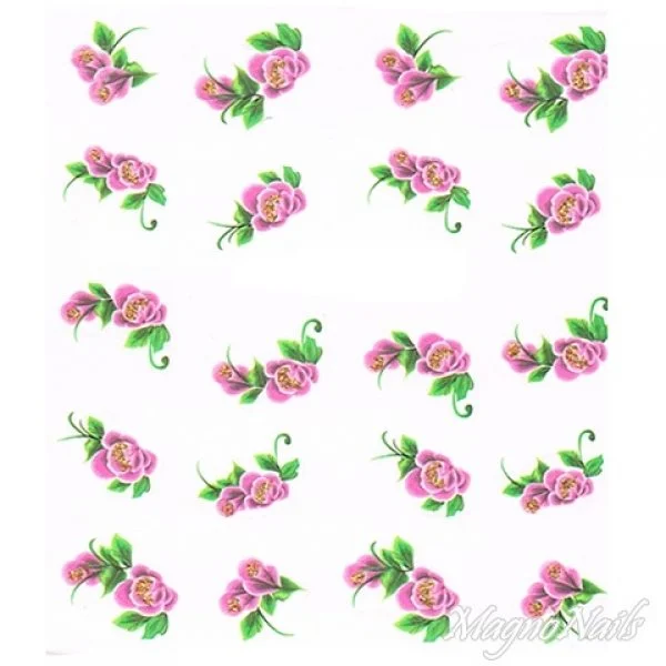 2D Nail Art One Stoke Sticker