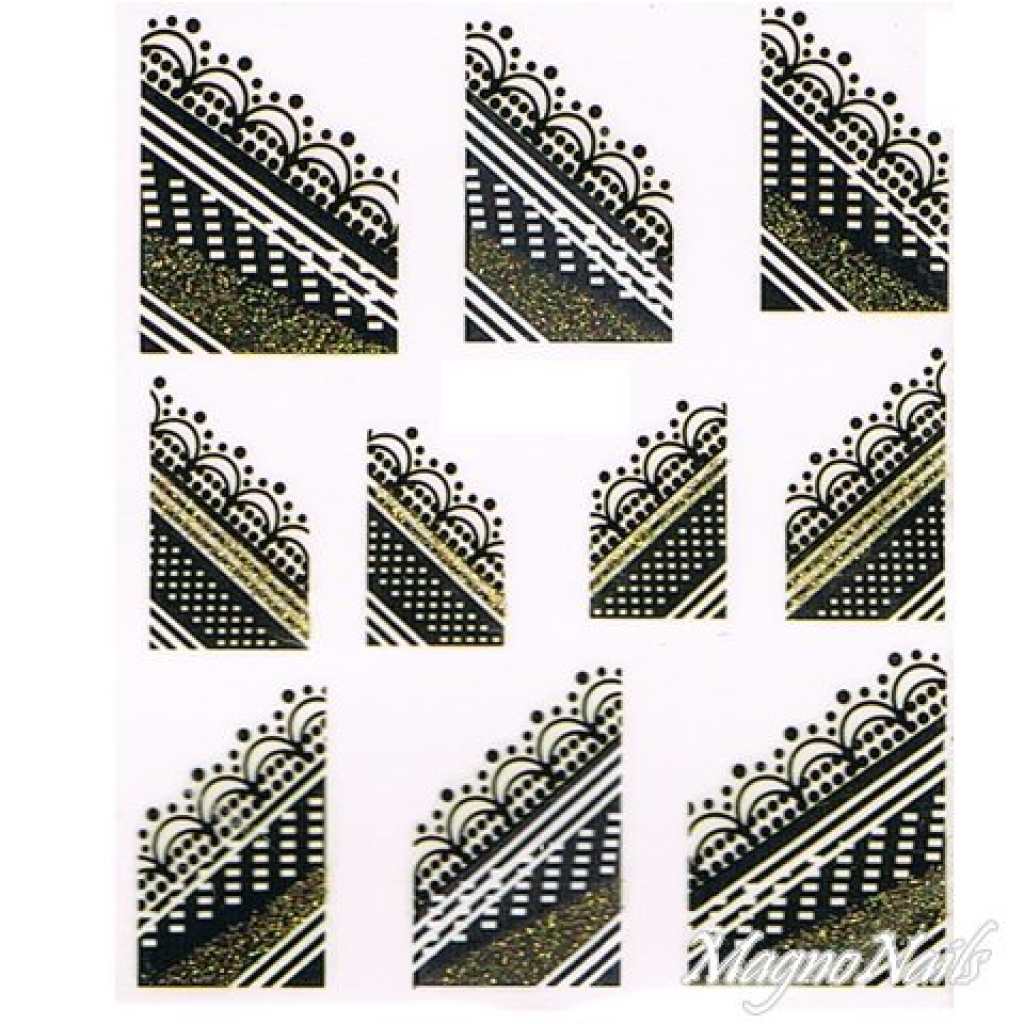 2D Nail Art One Stoke Sticker