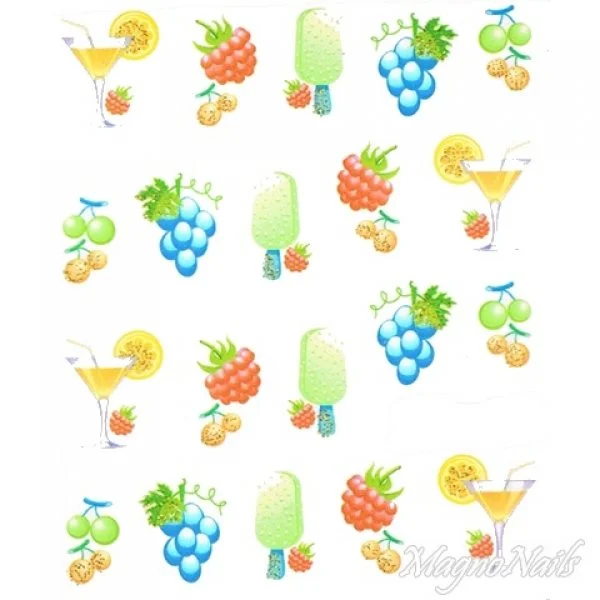 2D Nail Art One Stoke Sticker