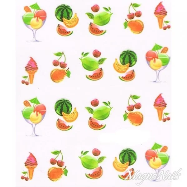 2D Nail Art One Stoke Sticker