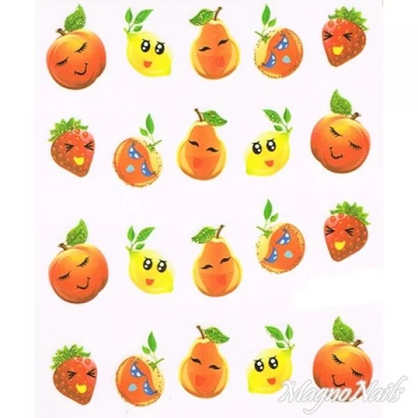 2D Nail Art One Stoke Sticker