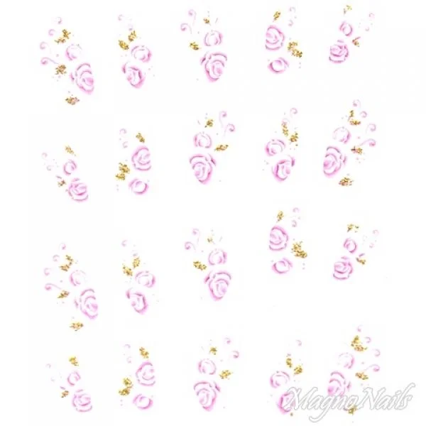 2D Nail Art One Stoke Sticker