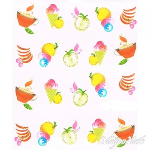 2D Nail Art One Stoke Sticker