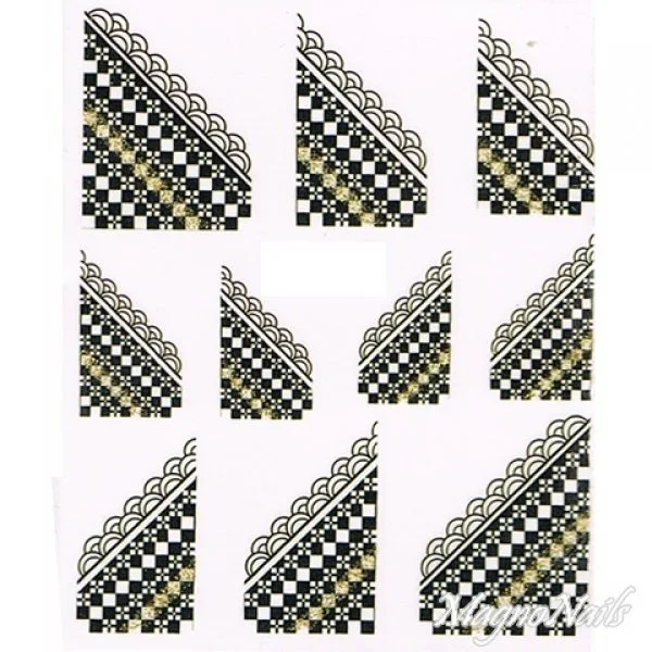 2D Nail Art One Stoke Sticker