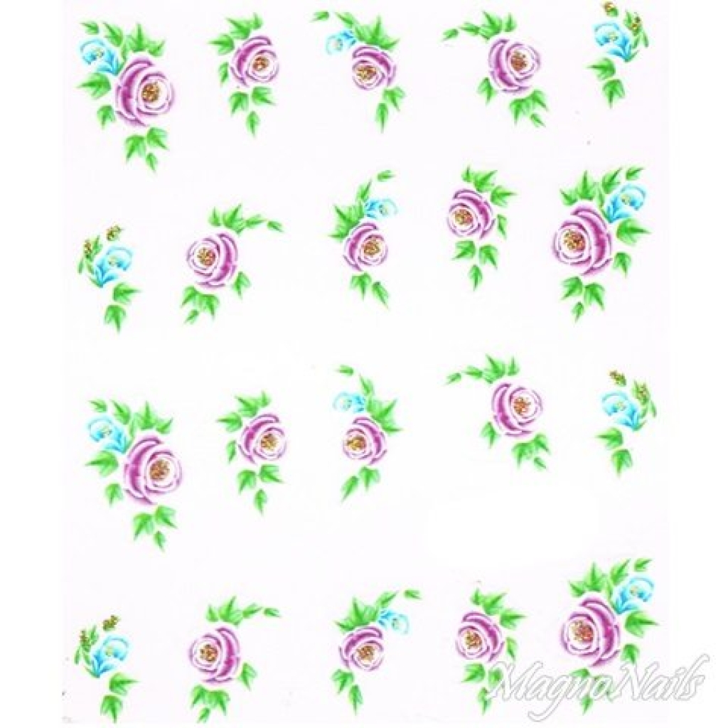 2D Nail Art One Stoke Sticker