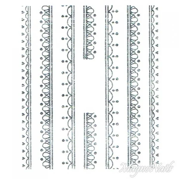 2D Nail Art One Stoke Sticker