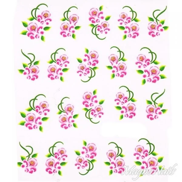 2D Nail Art One Stoke Sticker